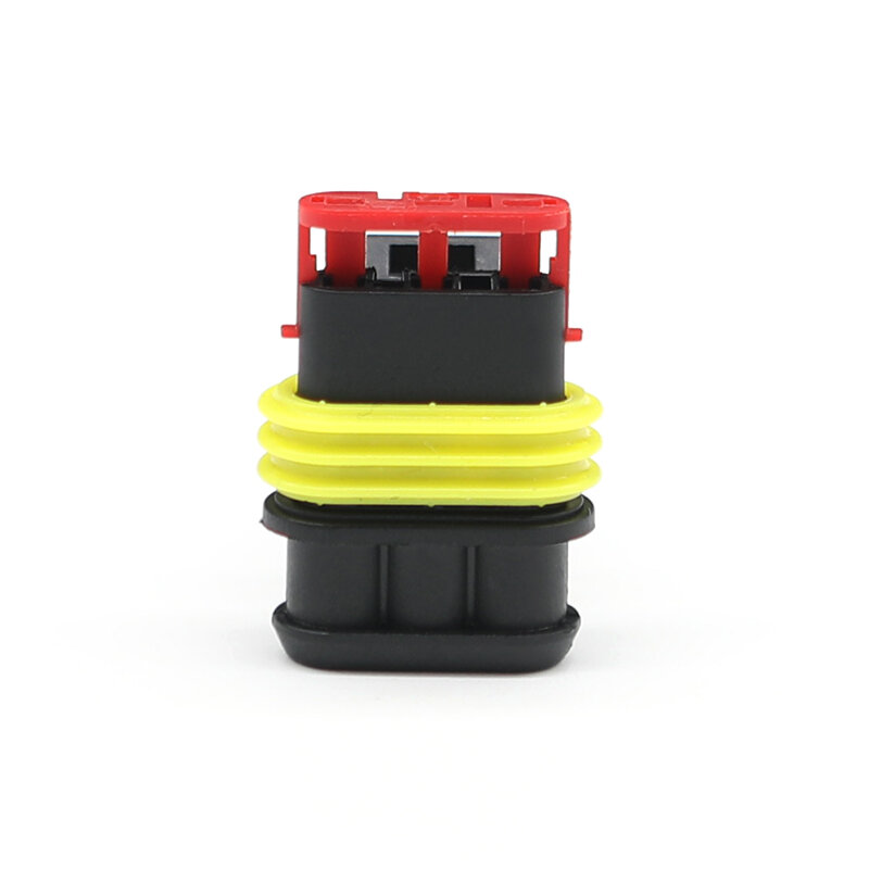 282087-1  3 Pin AMP Superseal 1.5mm Series Automotive Waterproof Connector Female Cable Connectors  Additional Terminal and Seal