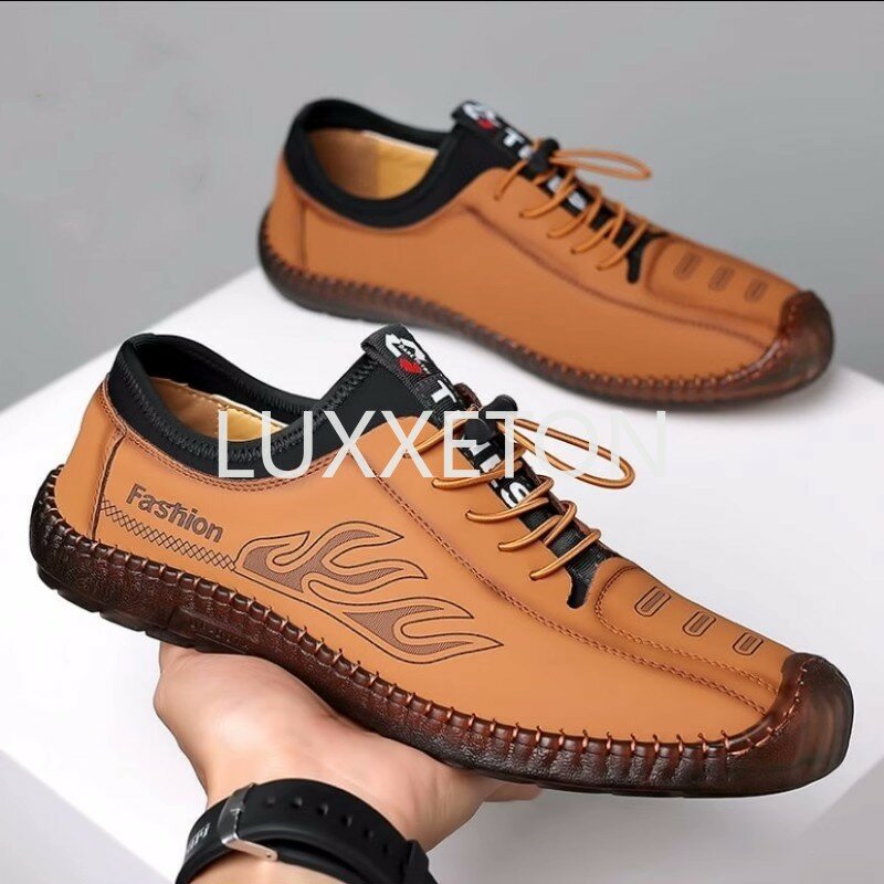 2023 Spring New Trend Breathable Driving Single Shoes for Men's Cow Rib Sole, Non Slip and Durable, Versatile Casual Shoes