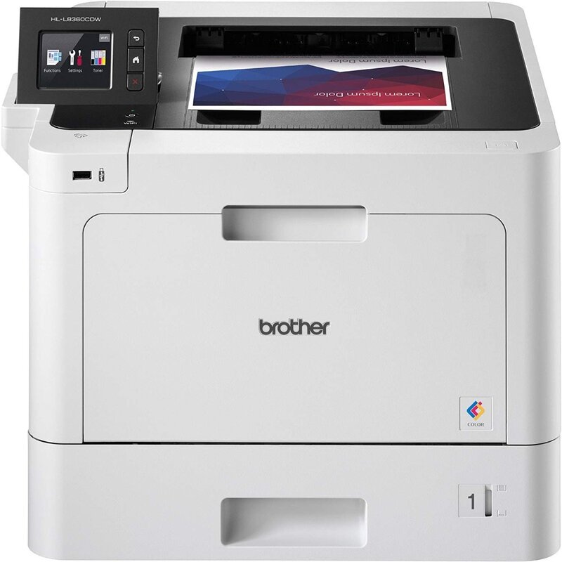 Business Color Laser Printer, HL-L8360CDW, Wireless Networking, Automatic Duplex Printing, Mobile Printing, Cloud Printing