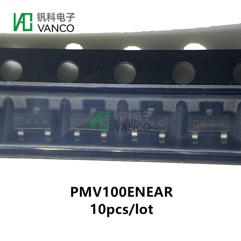 10 teile/los PMV100ENEAR Transistor Kit MOSFET N-CH 30V 3A TO236AB In Sctock