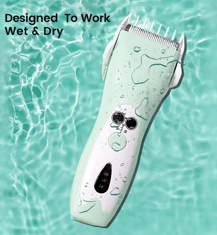 Quiet Baby Hair Clipper Electric Rechargeable Kids Hair Trimmer for Children Grooming Haircut Machine Ceramic Blade Waterproof