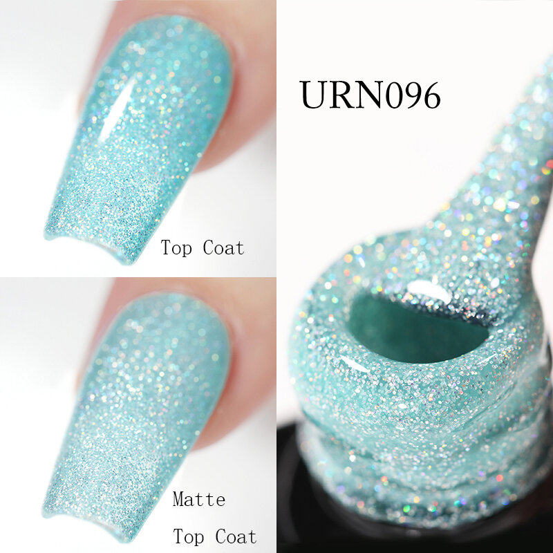 UR SUGAR 7.5ml Glitter Gel smalto per unghie paillettes scintillanti UV LED Soak Off vernice per Manicure smalto Gel Semi permanente per unghie