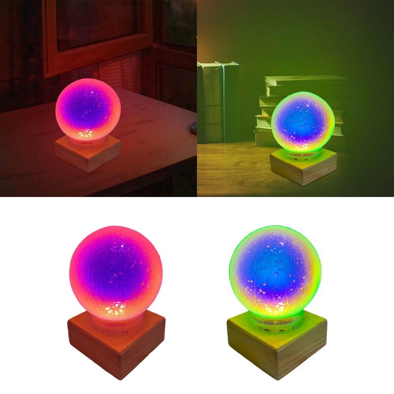 Moon Lamp with Stand Desk Light Lighting Bedside Table Lamp for Office Background Birthday Gaming Room Living Room