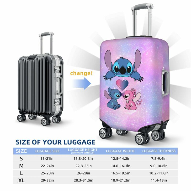 Модный чехол для чемодана на заказ со стежками для чемоданов диагональю 18-32 дюйма
