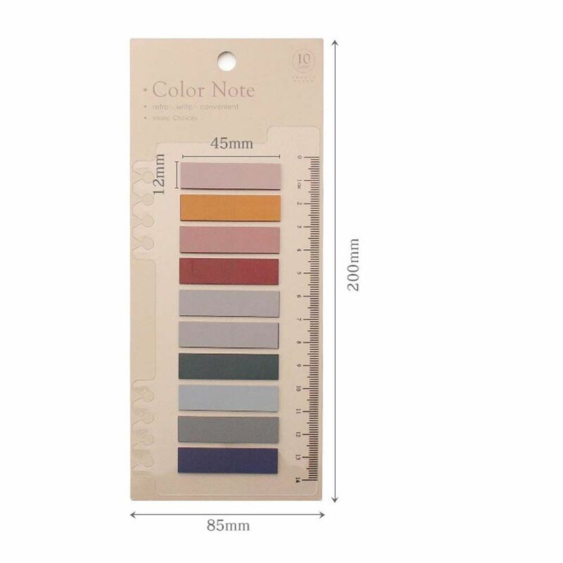 Baru Morandi Warna Kreatif Bookmark Merekat Sendiri Longgar Daun Indeks Memo Pad Portable Notepad Catatan Lengket Label Lengket