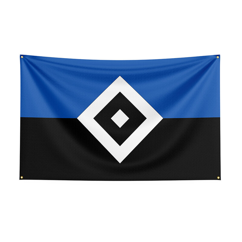 3x5 Hamburger SV Bandeira Poliéster Impresso Esporte De Corrida Banner -ft Bandeira Decoração, bandeira Decoração Banner Bandeira
