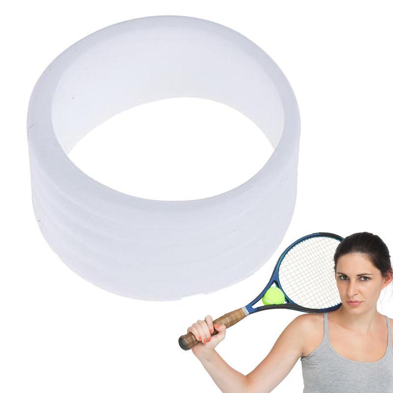 Anillo de goma reutilizable para raqueta de tenis, cinta de agarre de anillo de goma de sellado para raqueta de tenis, Mango para Bádminton