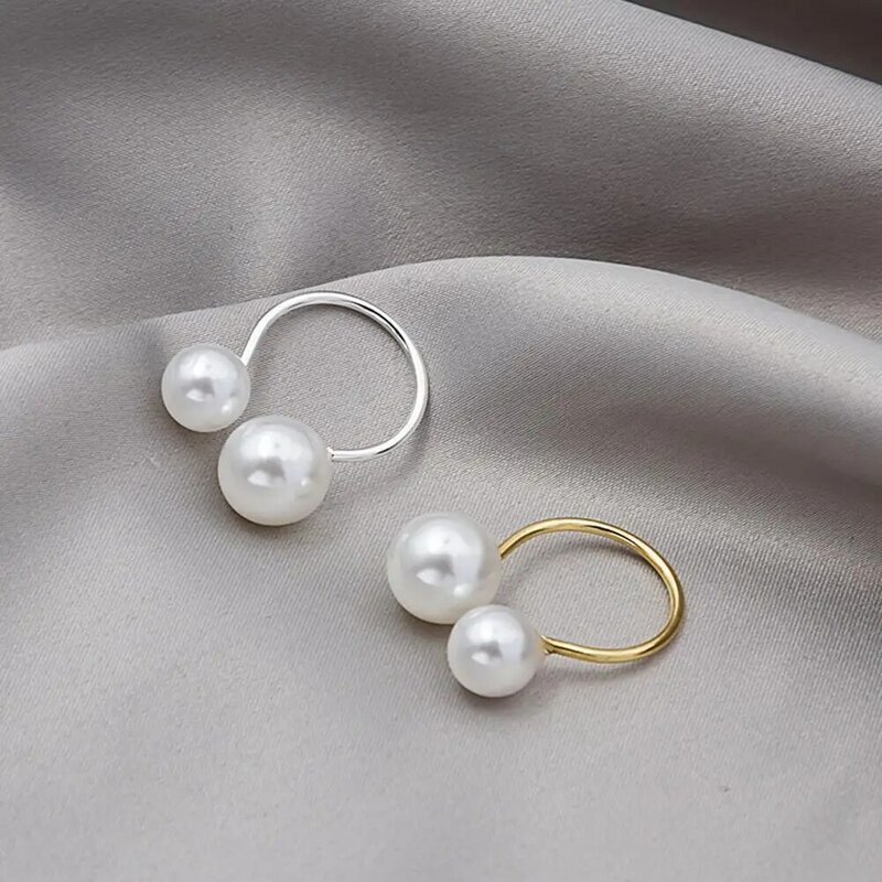 1Pc Elegant ไข่มุกแหวนทอง Christening กำไลข้อมือโลหะที่วางผ้าเช็ดปากงานแต่งงานเจ้าสาวตกแต่งสำหรับ Party Supplies