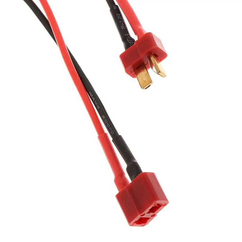 Interruptor de enchufe T de alta resistencia con cable de extensión de 400mm, macho y hembra para batería Lipo RC, piezas ESC
