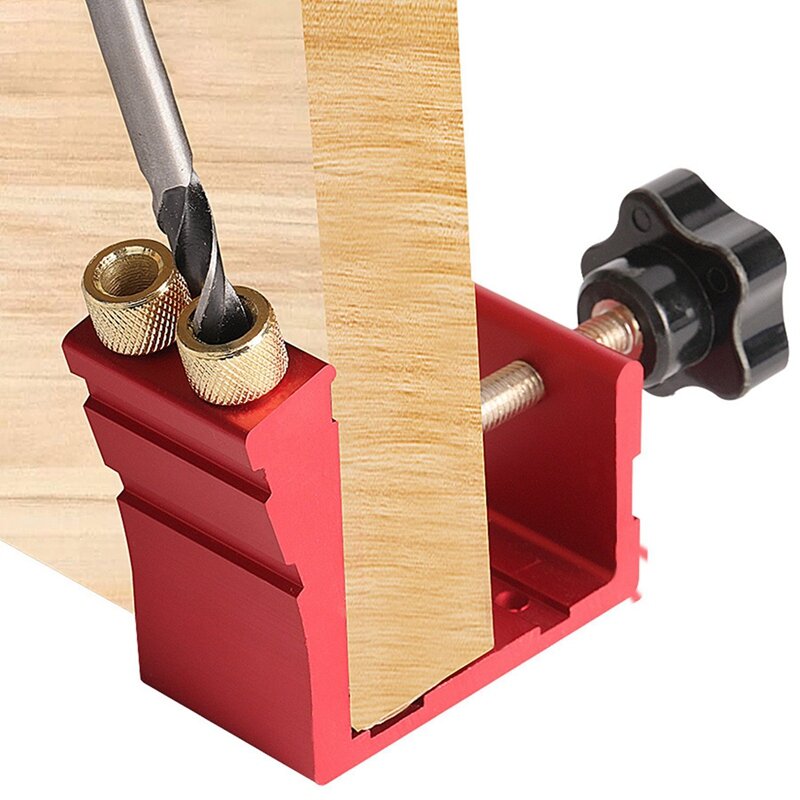 15 Degree Angle Woodworking Oblique Hole Locator Wood Board Splicing Installation Tool Oblique Hole Punching