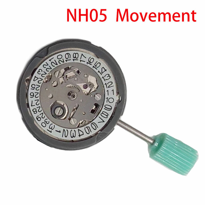 NH05 자동 기계 일본 오리지널 시계 무브먼트, 3 시 달력 날짜 설정, 고정밀 시계 수리 도구