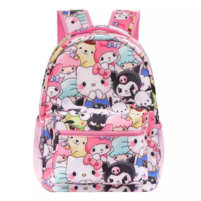 Sanrio New Clow M Melody Jade Hanging Dog Student Schoolbag Cute Cartoon Large Capacity Lightweight Casual Backpack