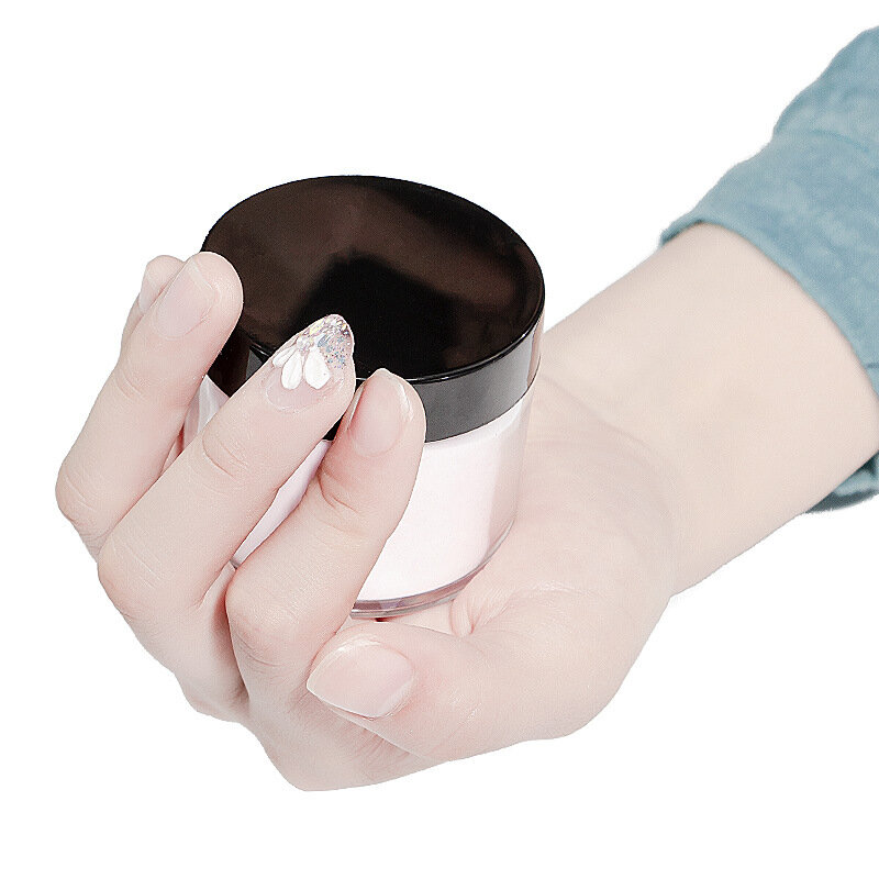 3 цвета 1 шт акриловая пудра для ногтей искусство полимерные советы строитель розовый прозрачный белый ногти профессиональные акриловые порошки для ногтей жидкость
