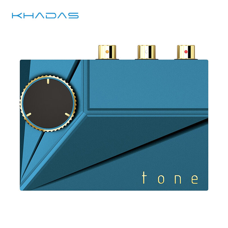 Khadas Tone2 Hi-Fi Mini Desktop, DAC com RCA balanceada, ES9038Q2M, DSD512 Nativo, PCM768, XMOS XU208, entrada USB S e PDIF