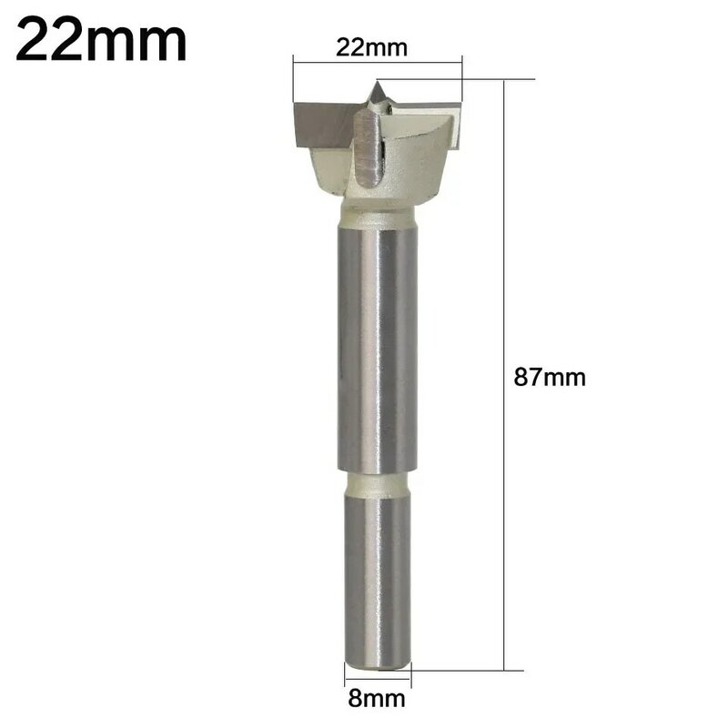 1PC 15mm-32mm Forstner Tips Drill Bits Woodworking Tools Hole Saw Cutter Hinge Boring Round Shank Tungsten Carbide Cutter