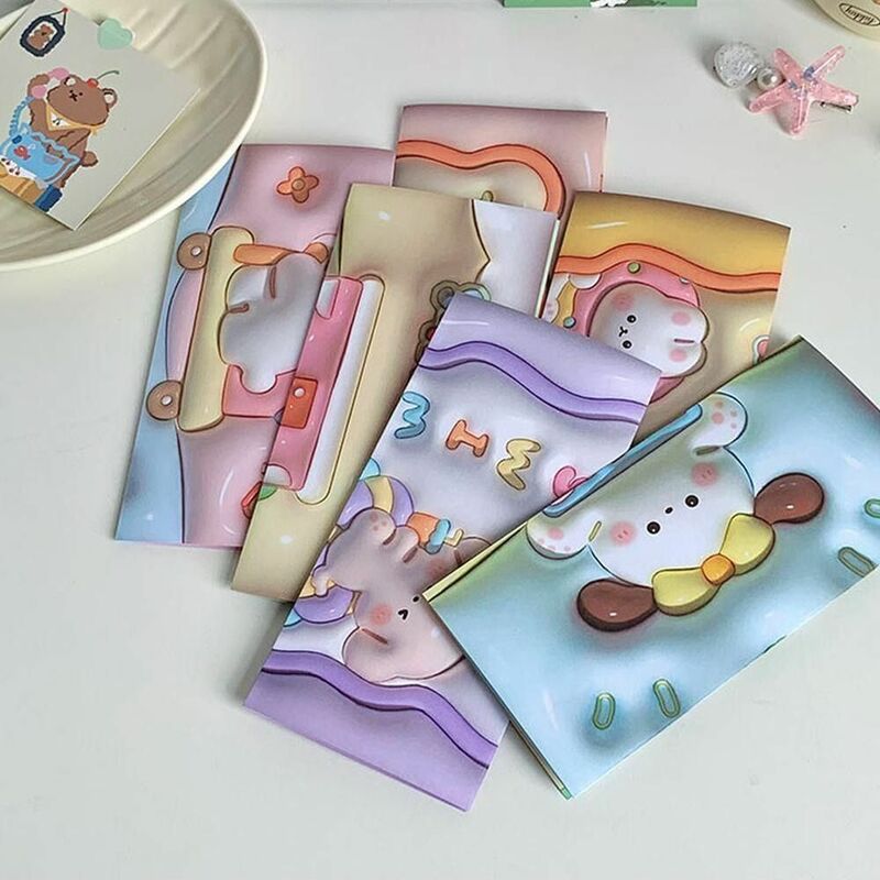 Busta di carta Set di lettere di cancelleria di alta qualità Set di buste di cartone animato carta di cancelleria colorata