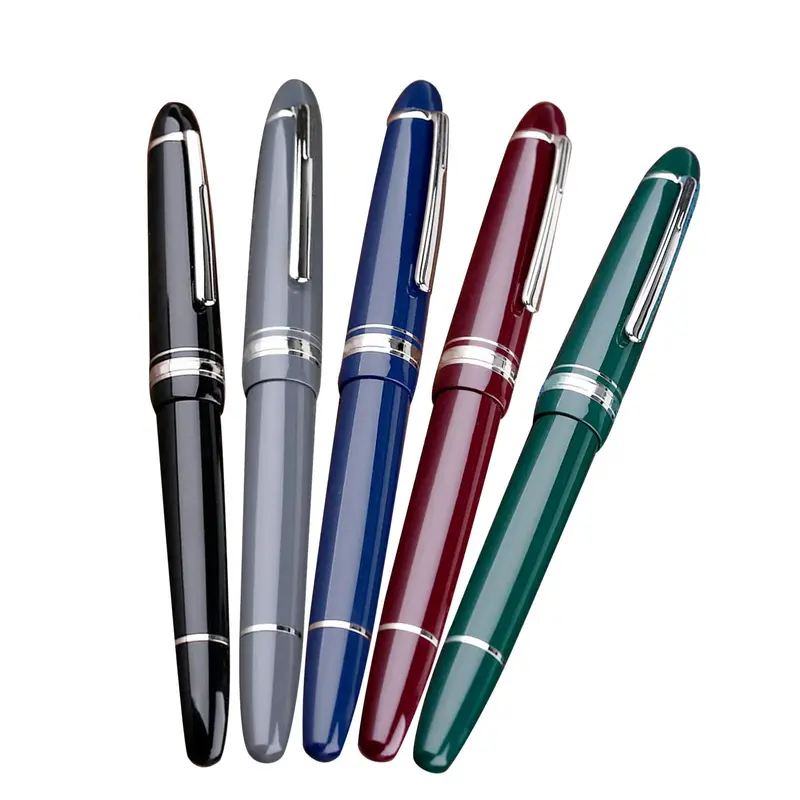 Mahohn Metal Copper Fountain Pen, Escrita Presentes Canetas para Estudantes, Nibs EF 0.5 F, Escola e Escritório, Pistões 0.4, Novo, P136