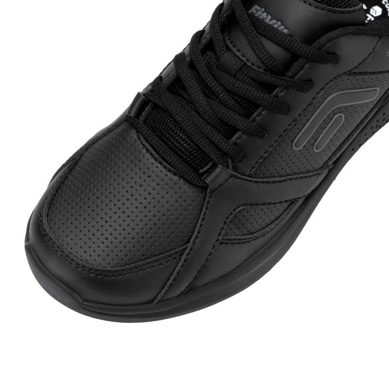 FitVille sepatu kerja untuk pria, sepatu Sneakers kasual jalan anti selip, sepatu tahan selip bersirkulasi ringan atletik lebar untuk pria