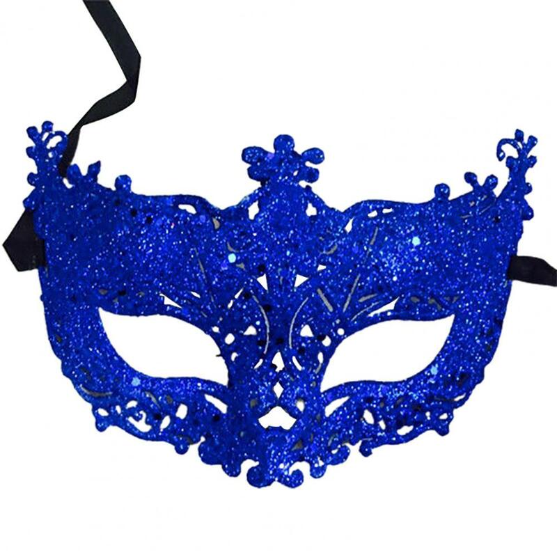 Cosplay Face Cover Glitter Shinny Women Ribbon Mysterious Eye Cover Masquerade Princess Party Cosplay Halloween Masks Anime Mask