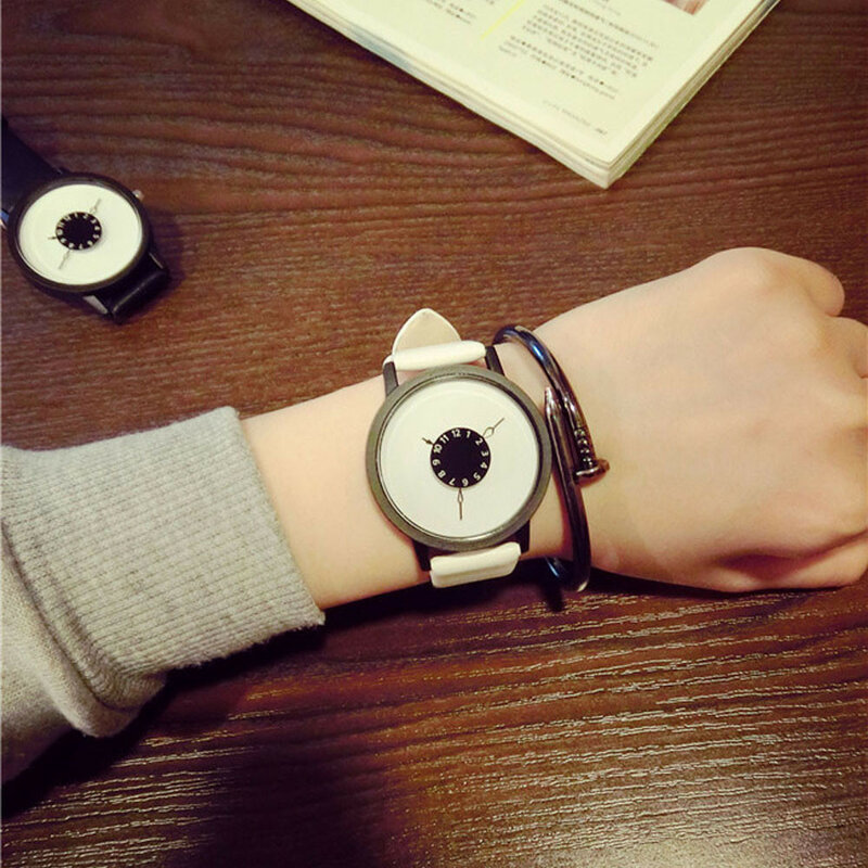 Mode Copel Uhren für Männer Frauen neue Lederband analoge Armbanduhr neue minimalist ische Quarzuhr часы женские