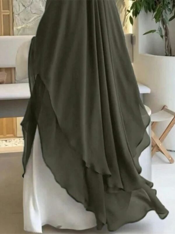 Vestido de Ramadán Khimar Abaya para mujer, Hijab musulmán islámico, Kebaya Abaya, Arabia Saudita, Turquía, ropa de oración