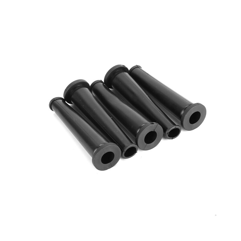 Schwarzer Gummi drahts chutz Kabel hülse Kofferraum abdeckung für Winkels tiefel Schutz folien für elektrische Bohr kabel Werkzeuge Teile 5St