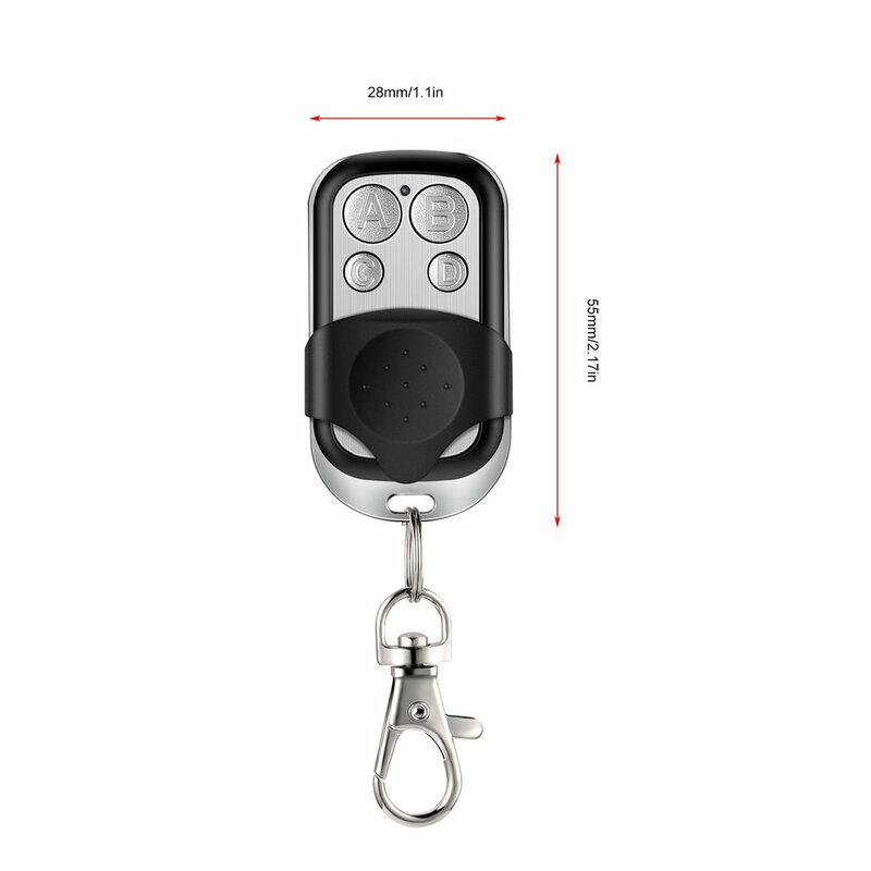 2024 New Door Remote Control Cloning Duplicator Key Fob A Distance Remote Control Clone Fixed Learning Code For Gate Garage Door