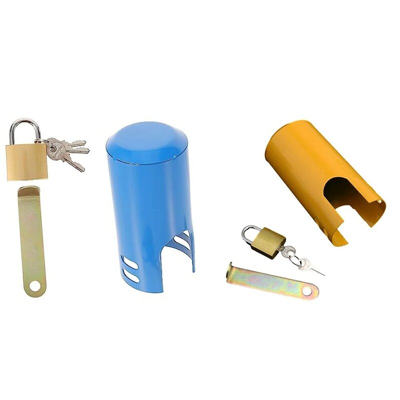 Dengan kunci Tap, aksesori halaman peralatan penyiraman pelindung untuk keran luar ruangan penutup pelindung kualitas tinggi