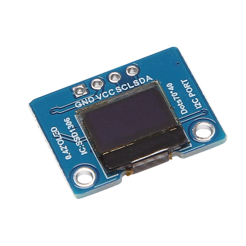 Modulo di interfaccia IIC LCD con schermo bianco OLED da 3 pezzi da 0.42 pollici SSD1306