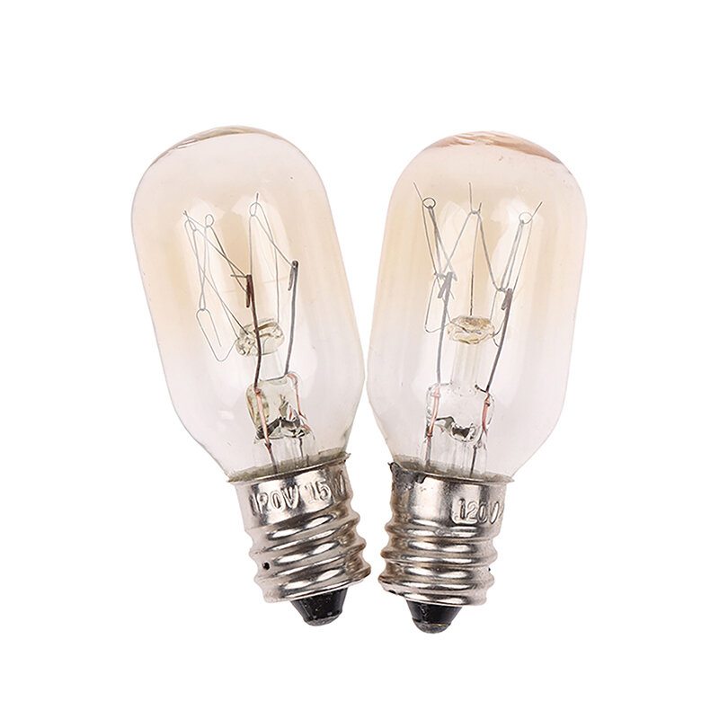 1Pc T20 E12 120V 15W/25W Salt Lamp Globe Bulb Incandescent Bulbs Refrigerator Oven Light Bulbs Replacement Light Bulb