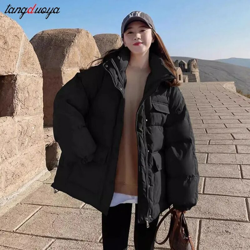 2023 nuova giacca cappotto di cotone inverno nuovi vestiti di cotone abbigliamento Casual per pane sciolto da donna caldo moda donna giacca capispalla