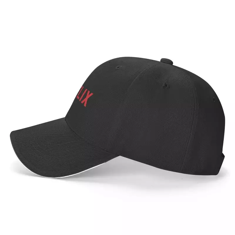 男性と女性のための基本的なロゴ付き野球帽,高級ブランド,アニメ,大きなサイズの帽子,netflixブランド