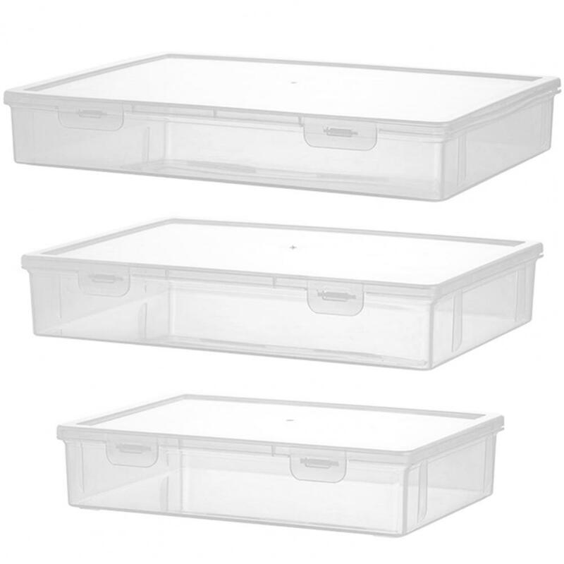 Staub dichter Dokumenten aufbewahrung behälter transparente Kunststoff box für Daten zertifikat Schreibwaren Schmuck a4 Datei Organizer
