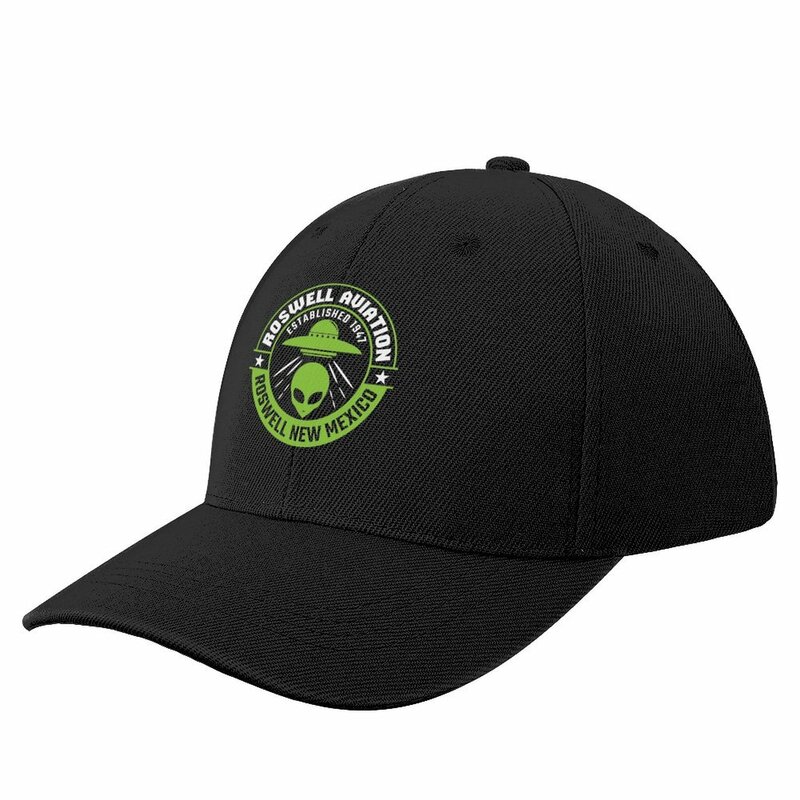 Roswell Aviation New Mexico Alien UFO Baseball Cap Golf Cap tea hats Uv Protection Solar Hat Fluffy Hat Cap Female Men's