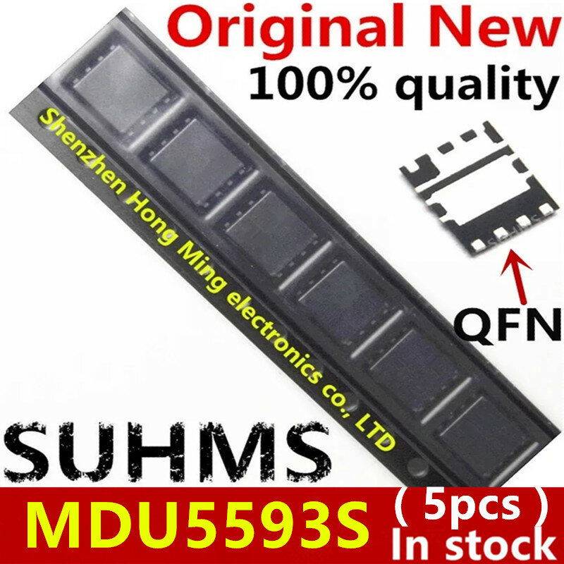 (5 peças) 100% novo QFN-8 mdu5593s