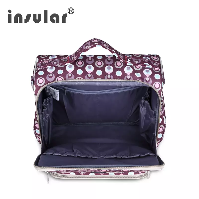 Insular модная детская сумка для подгузников, рюкзак, многофункциональный, 600D, нейлоновая сумка для подгузников, для беременных, рюкзак для мамы, для мамы, дорожные сумки