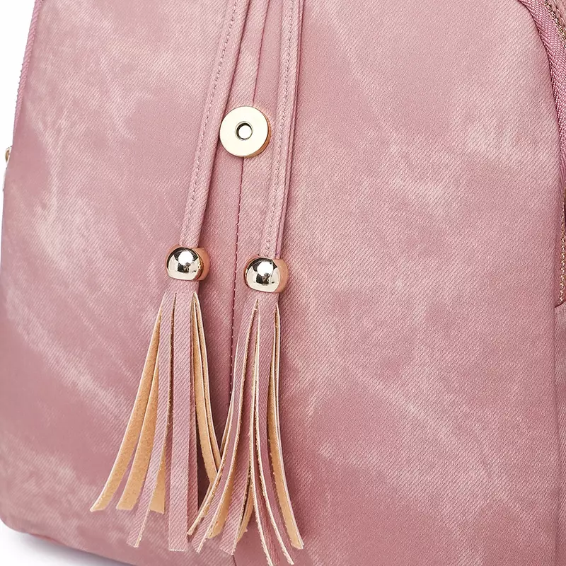 Mochila Vintage de cuero suave para mujer, bolso de moda, práctico y elegante, bolso de día Retro