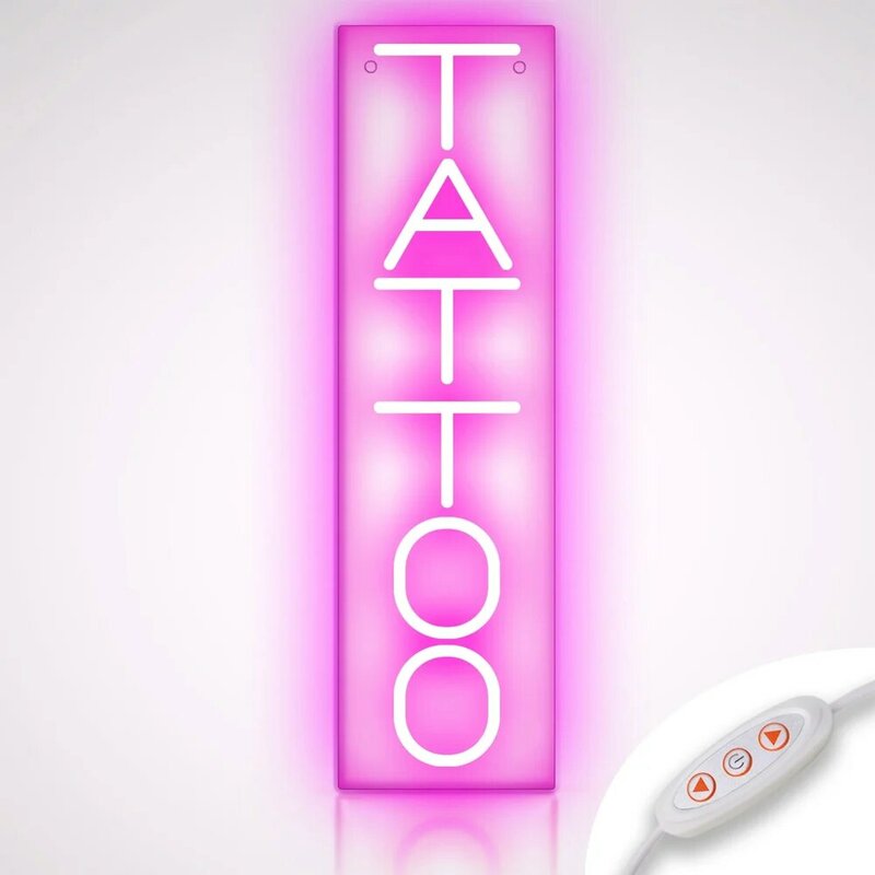 TATTOO Neon 5V USB Salon Studio Store LED Pink Fun Wall Art Decoration negozio commerciale Logo Window Display regalo di natale