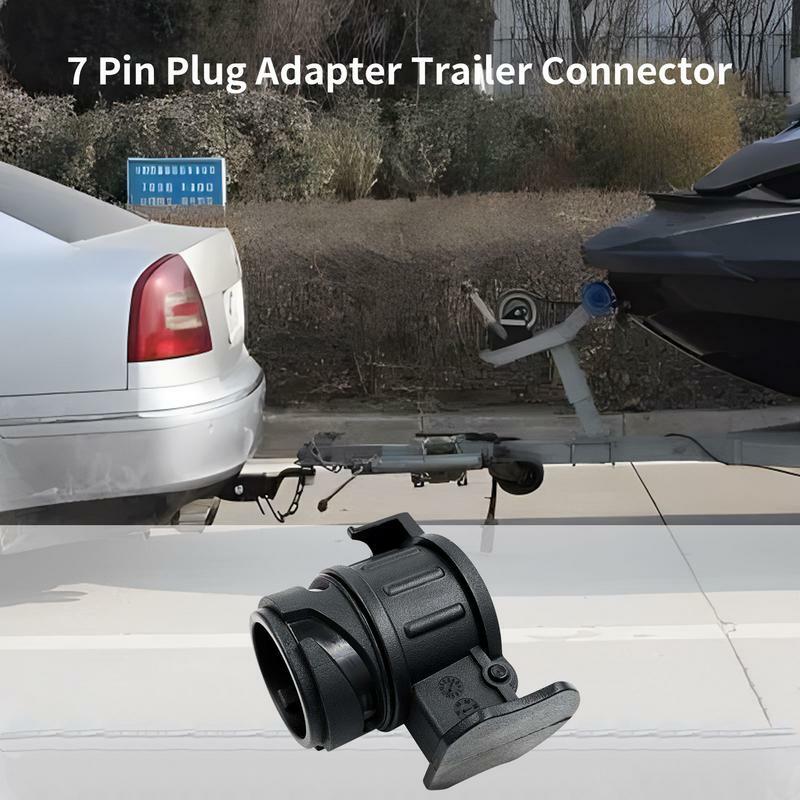 12V Trailer Plug Adapter 13 to 7 Pin Plug Adapter Trailer Connector Towbar Towing Socket Adapter Car Truck Caravan Accessories