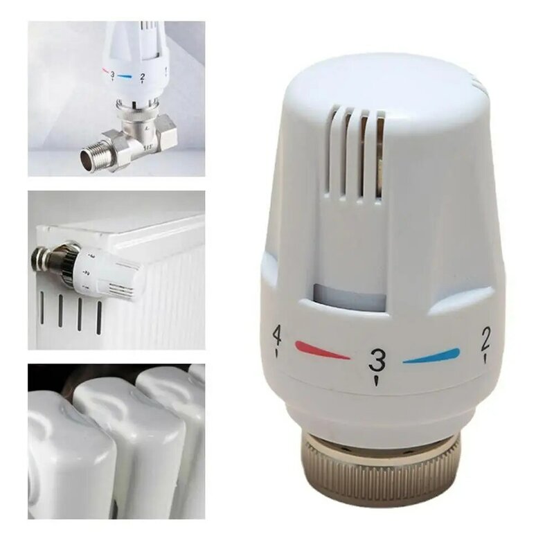 Valvola di regolazione elettrica facile da usare valvola termostatica del radiatore testa di ricambio compatibile con protezione antigelo liquido Senso