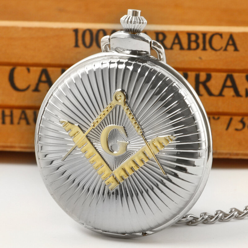 Luxo prata quartzo relógios de bolso para homens e mulheres, relógio FOB, colar pingente, relógio de corrente, moda casual, alta qualidade
