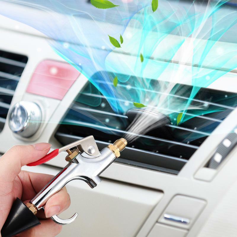 Car Air Conditioning Cleaning Nozzle Car Air Conditioner Vent Cleaning Air Blow Cleaning Tool With Over-Sized Trigger Air Nozzle