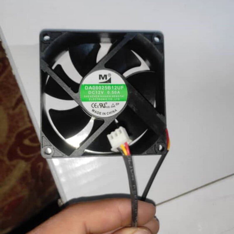 DA08025B12UF 8025 12V 0.50A 8cm cooling fan inverter chassis power fan