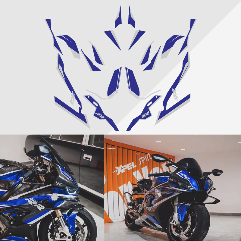 For BMW S1000RR M1000RR S1000 RR  M1000 2019-2022 2021 2020 Protective Tank Pad Wheel Stickers Decals Body Fender Shell Fairing