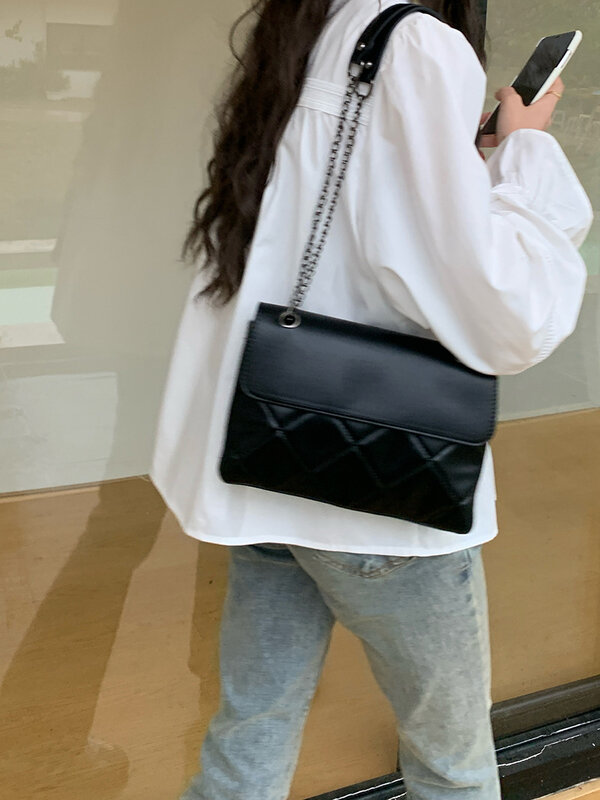 CGCBAG Fashion Simple women's Square Shoulder Bag Brand Luxury Designer borse Tote Bag femminile in pelle PU di alta qualità