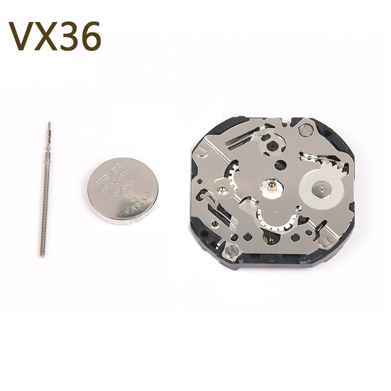 VX36E Quartz Movement, 5 Hand, pequeno segundo relógio, original do Japão, novo