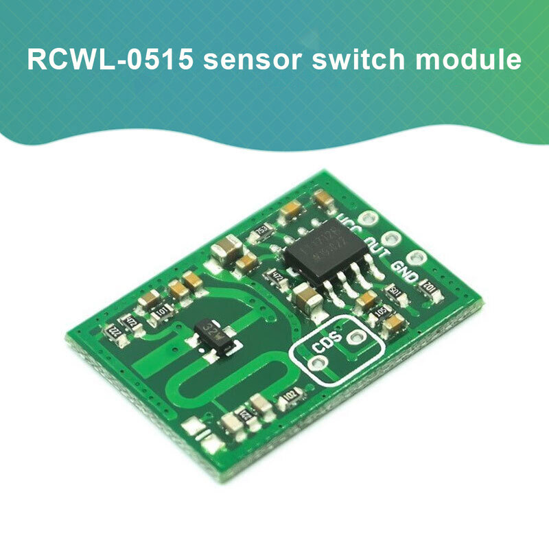 Módulo de RCWL-0515 de movimiento, convertidor de tamaño compacto, suministros