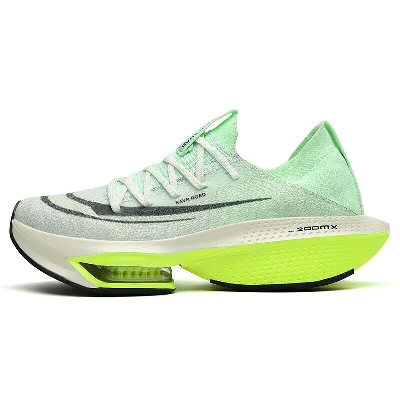 Tênis antiderrapantes de placa de carbono para homens e mulheres, tênis de maratona, calçados esportivos, respirável, leve, confortável, atlético, leve