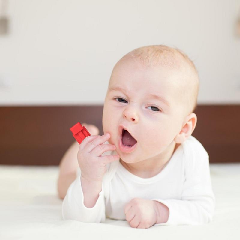 Siliconen Bijtringen Voor Baby 'S Bijtring Reliëf Speelgoed Met Pieper Siliconen Bijtring Voor Jongens En Meisjes Zacht En Flexibel Siliconen
