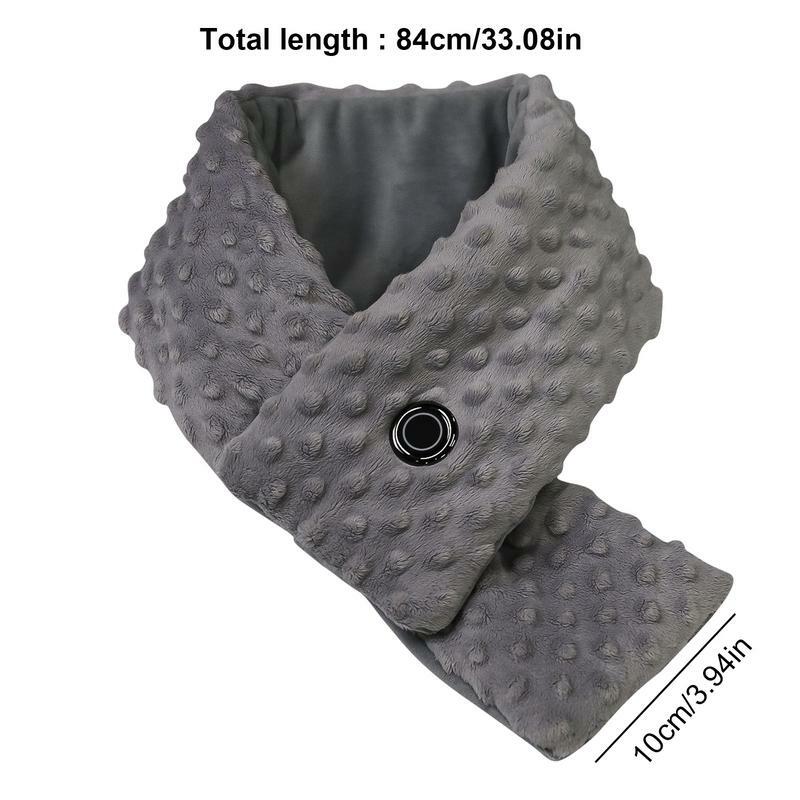 Bufanda de cuello con calefacción para hombres y mujeres, 3 velocidades, control de temperatura, calefacción inteligente, recargable, suministros